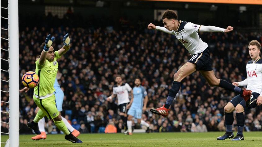 Manchester City de Bravo desaprovecha ventaja y solo empata frente a Tottenham