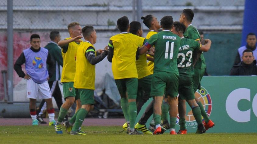 Bolivia sorprende y obtiene gran triunfo ante Perú en el Sudamericano Sub 20