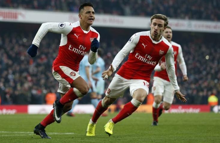 Alexis Sánchez le da el triunfo a Arsenal FC sobre Burnley por la Premier League