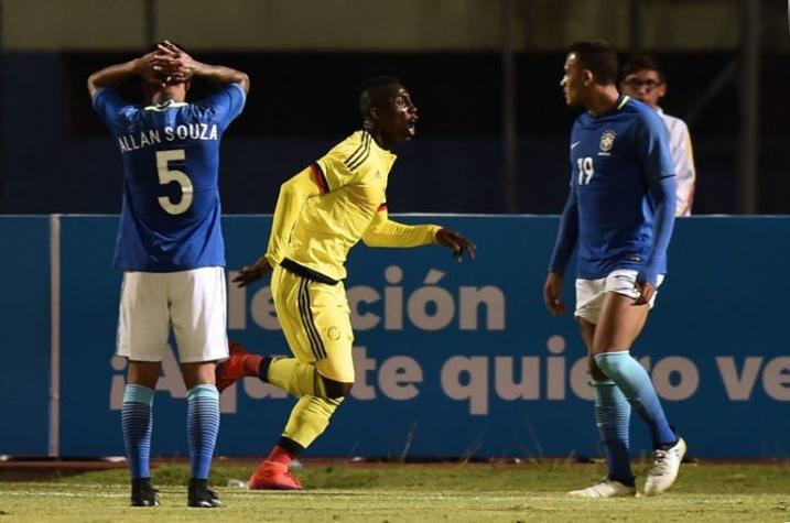 [VIDEO] Colombia vence a Brasil por el Grupo A del Sudamericano Sub 20