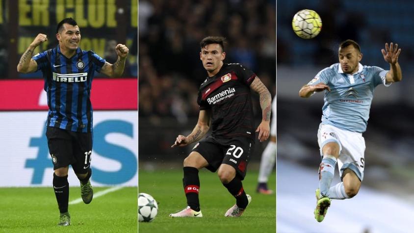 Los resultados de este fin de semana de los futbolistas chilenos en el exterior