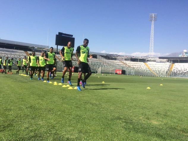 [FOTOS] El trabajo de Botafogo en el Monumental de cara a la revancha ante Colo Colo