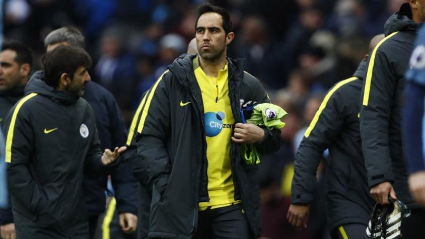 Claudio Bravo vuelve a ser relegado en triunfo del Manchester City por la Premier
