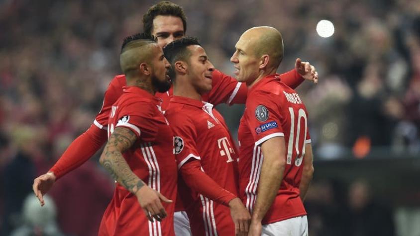 El récord en Champions que impuso el Bayern de Vidal tras golear al Arsenal