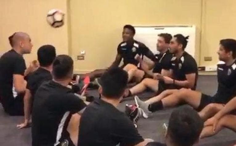 [VIDEO] Jugadores de Audax Italiano realizan notable prueba de habilidad
