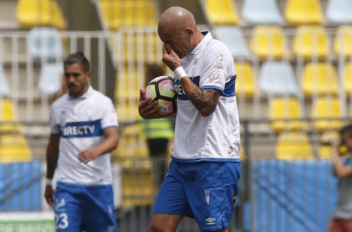 Santiago Silva se refiere a su "sequía goleadora" en la UC: "Se sale trabajando con mucha humildad"
