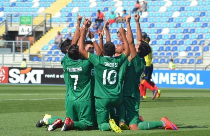 Bolivia vence a Colombia y logra su primer triunfo en el Sudamericano Sub 17