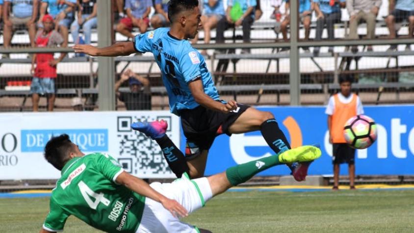 Iquique iguala con Audax Italiano y se pone como exclusivo líder del Clausura