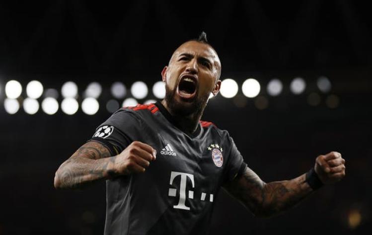 [Minuto a Minuto] Bayern con dos goles de Vidal apabulló al Arsenal de Alexis