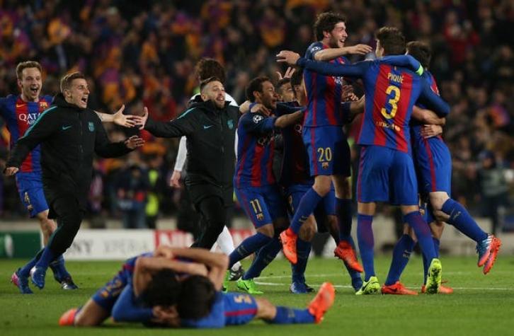 [VIDEO] Revisa histórica remontada del Barcelona para clasificar a cuartos de Champions