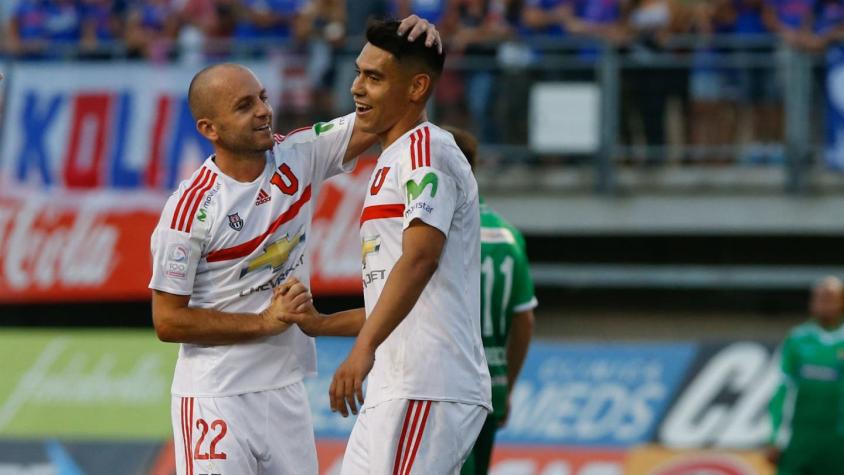 Felipe Mora es figura al marcar tres goles en victoria de la "U" ante Audax Italiano