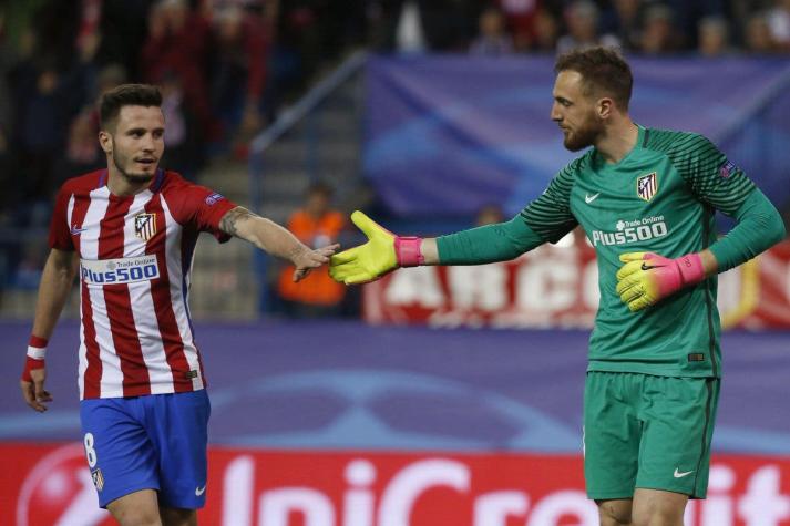 [VIDEO] La increíble triple atajada del arquero del Atlético Madrid en Champions