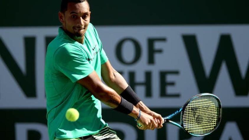 Nick Kyrgios se retira en cuartos de Indian Wells y Roger Federer avanza a semifinales