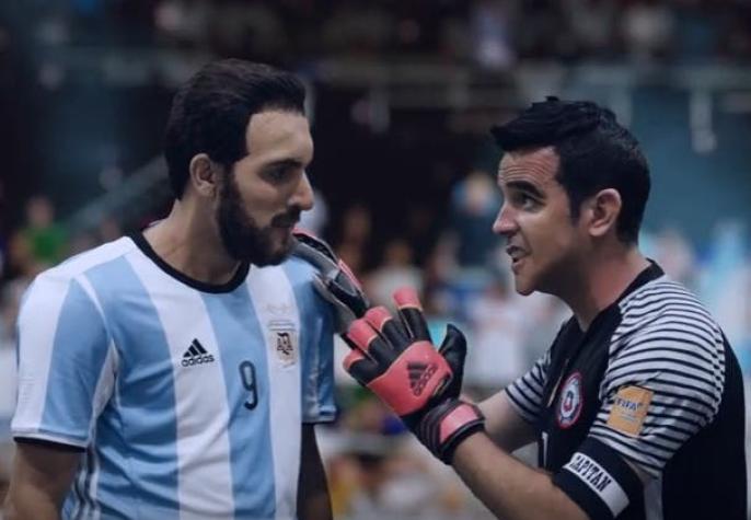 [VIDEO] Kramer adelanta el Argentina-Chile con divertida historia de Higuaín y Claudio Bravo