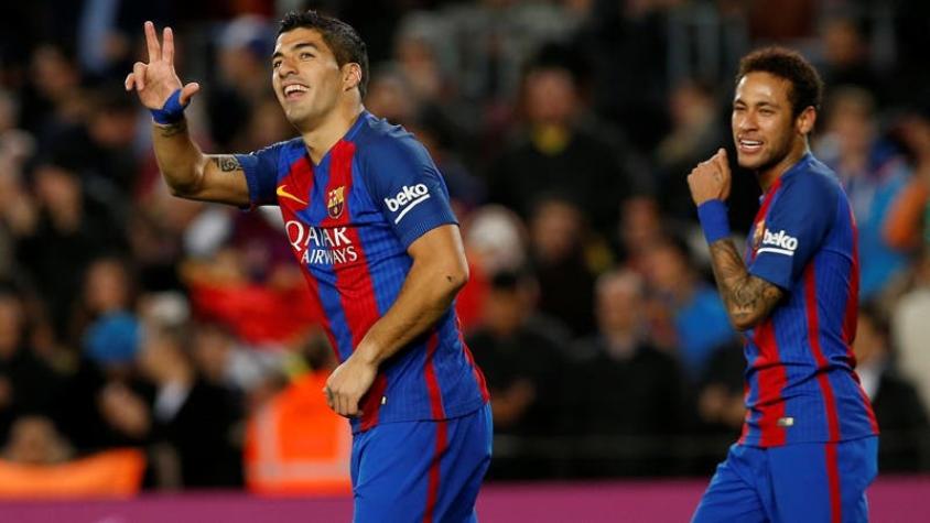 [FOTO] El gesto de Luis Suárez con Neymar del que todo el mundo habla
