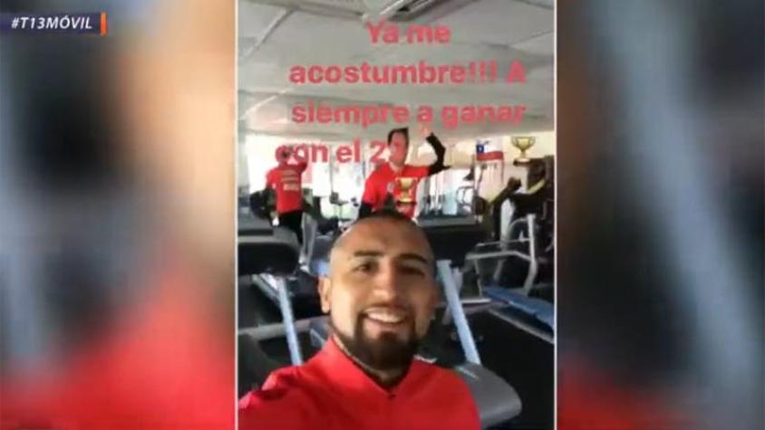 [VIDEO] Arturo Vidal vuelve a recordar que "ya me acostumbré a siempre ganar con el 23"