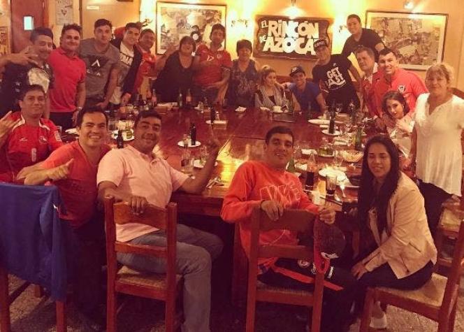 [FOTO] Gary Medel celebra triunfo de "La Roja" junto a la familia y amigos