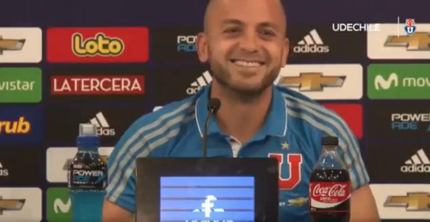 [VIDEO] Broma de WhatsApp cobra nueva víctima en conferencia de prensa de la "U"