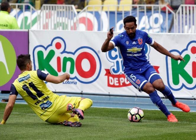Jean Beausejour es baja en la “U” para duelo ante Corinthians por Copa Sudamericana