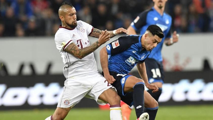 Sorpresa en la Bundesliga: Bayern cae en el regreso de Vidal y corta invicto de 23 partidos