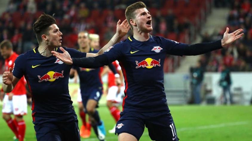 RB Leipzig gana al Mainz y recorta distancias con el Bayern Munich de Arturo Vidal