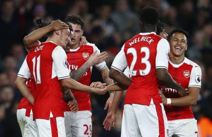 Alexis Sánchez es figura en macizo triunfo del Arsenal en la Premier League