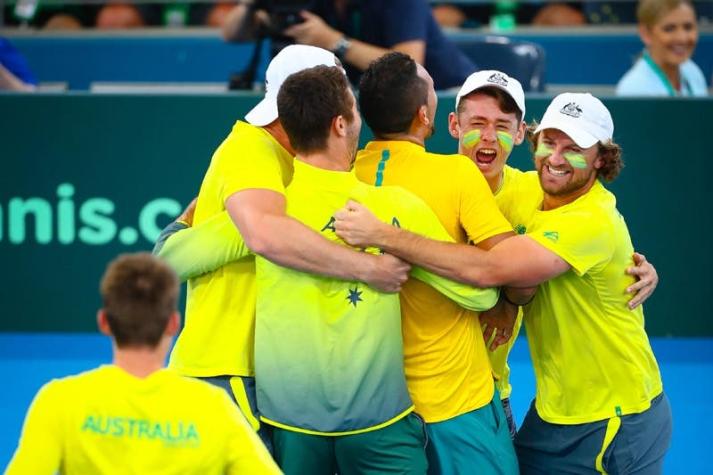 Australia y Bélgica se medirán en semifinales del Grupo Mundial de la Copa Davis