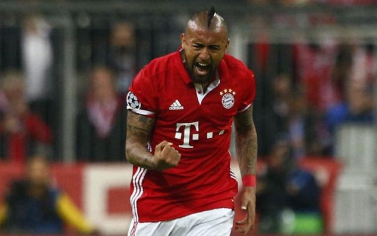 Arturo Vidal se consolida como el jugador chileno con más goles en la Champions
