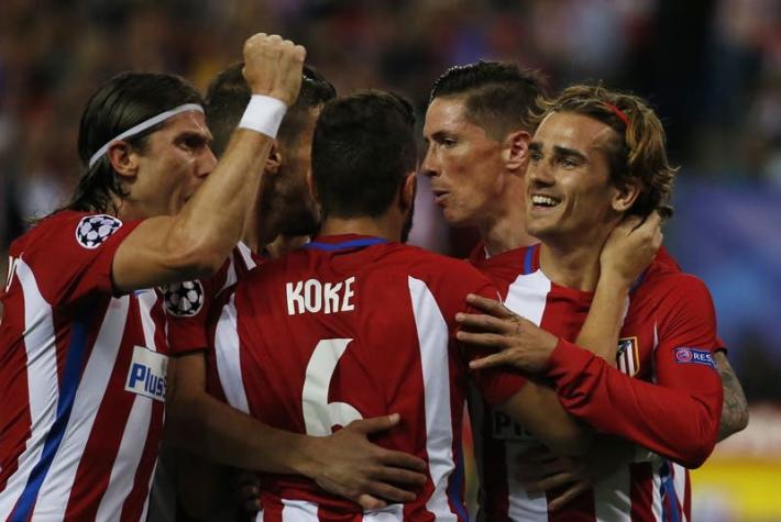 Atlético Madrid se hace respetar en casa y vence a Leicester en cuartos de Champions