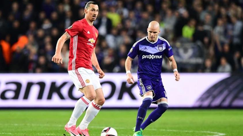 Manchester United deja escapar triunfo ante Anderlecht en cuartos de la Europa League