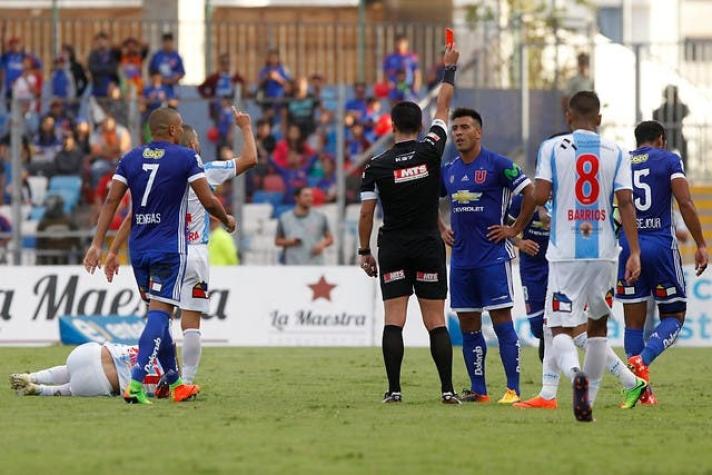 El punto negro de la campaña de Hoyos en la U: Azules registran cinco expulsiones en el torneo