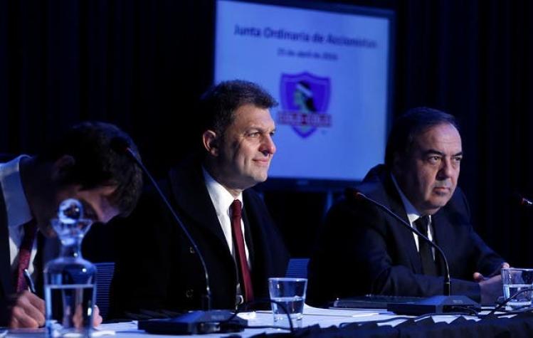 Junta de Accionistas de Colo Colo ratificó directorio con Aníbal Mosa y Leonidas Vial