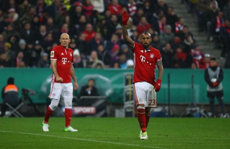 Vidal tras eliminación de Copa de Alemania frente al Dortmund: "Estamos destrozados"