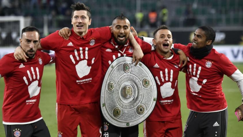 [VIDEO] Arturo Vidal nuevamente grita campeón con el Bayern Münich