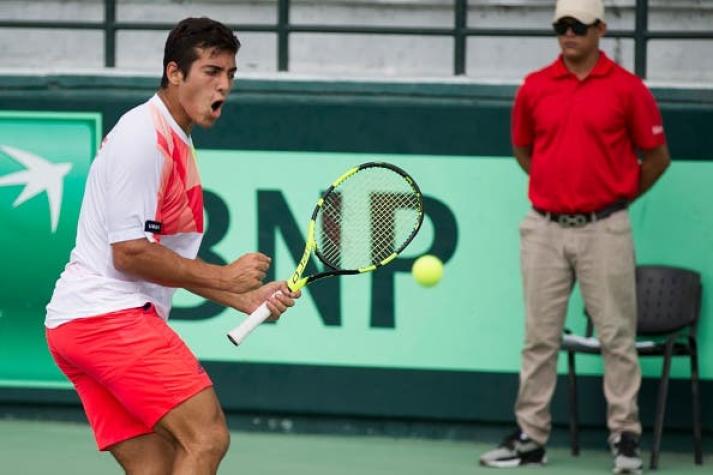 Christian Garín es el chileno mejor posicionado en el ranking de la ATP