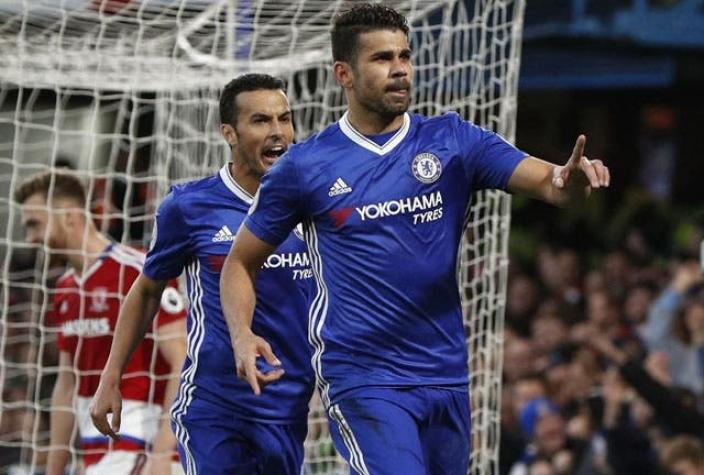 Chelsea vence a Middlesbrough y queda a un paso del título en Inglaterra