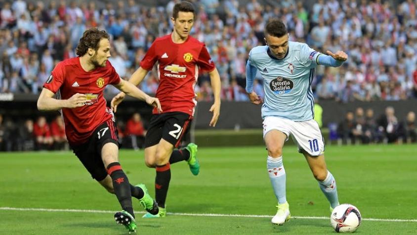 Celta de chilenos va por "milagro" ante el United buscando la final de Europa League