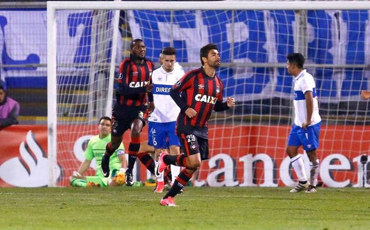[VIDEO] Los goles de la derrota de Universidad Católica ante Atlético Paranaense en la Libertadores