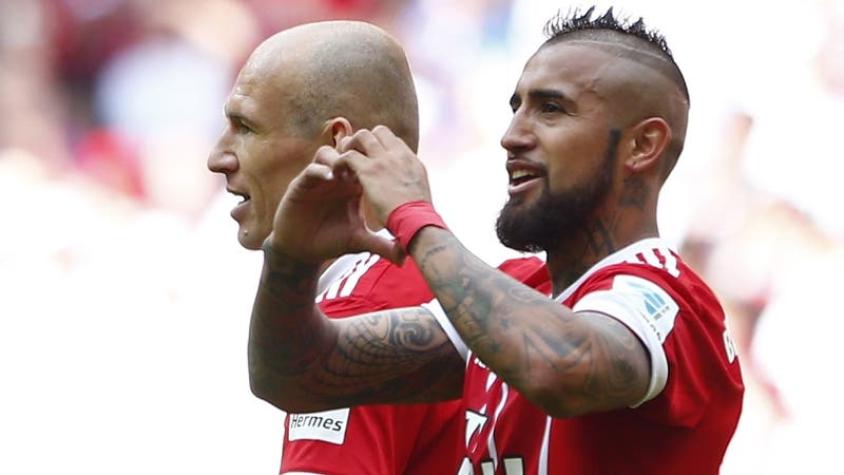 Arturo Vidal cierra la Bundesliga anotando en goleada del Bayern Munich campeón