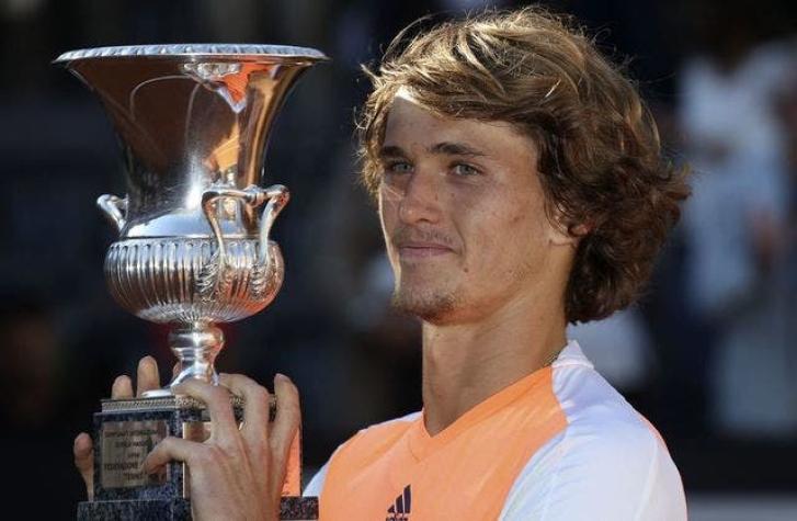 Sorpresa en el Masters 1000 de Roma: Alexander Zverev vence a Djokovic y se titula campeón