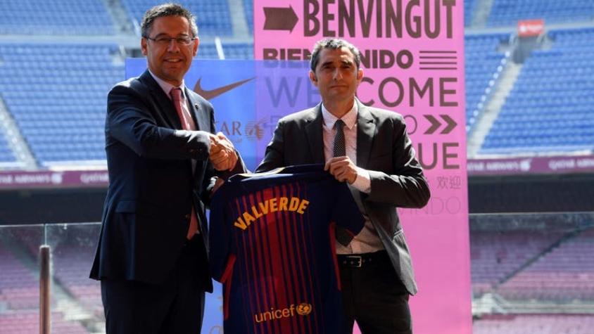 Valverde es presentado como técnico del Barcelona: “Nuestra intención es ganar todo”