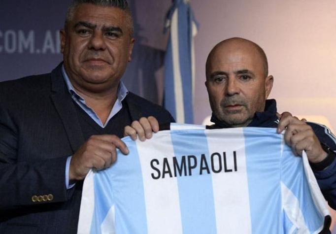Sampaoli es presentado como DT de Argentina: "Es un sueño que anhelaba hace mucho tiempo"