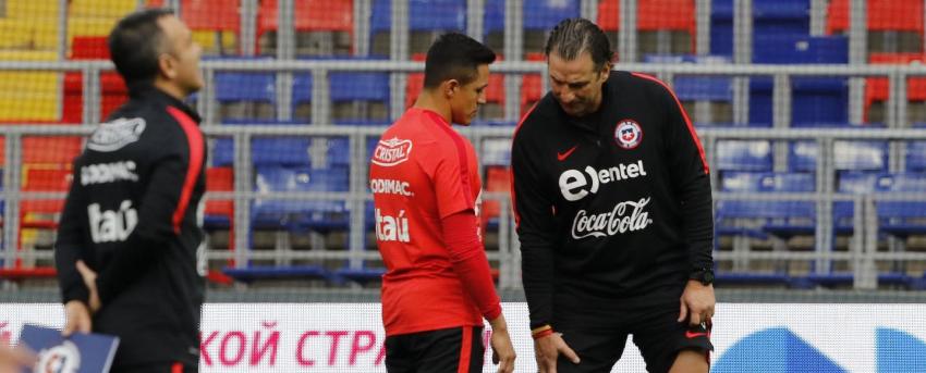 [VIDEO] “La Roja” realiza práctica en estadio del CSKA de Moscú con presencia de Alexis