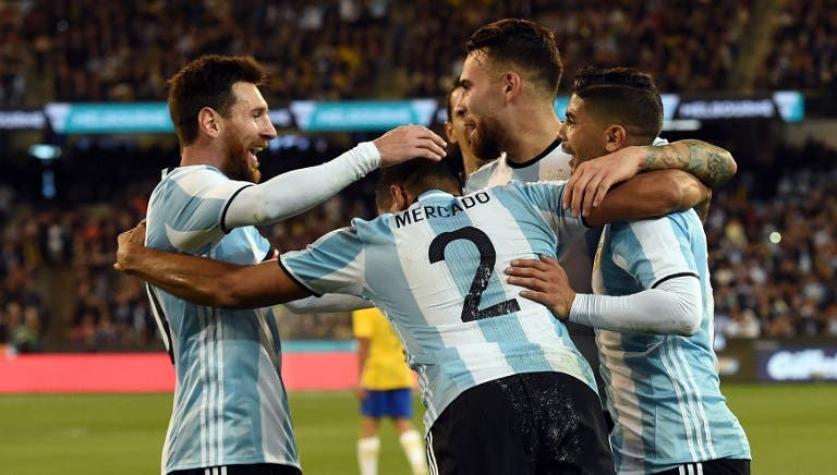 [VIDEO] Con este gol Argentina venció a Brasil en duelo amistoso