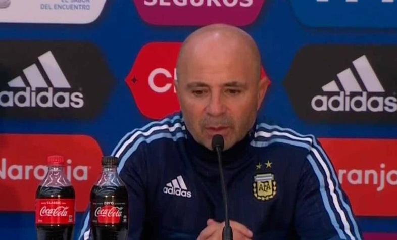 Sampaoli tras victoria ante Brasil: “Defendieron la camiseta con mucha grandeza”