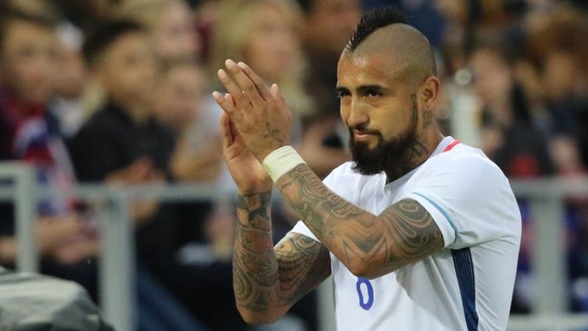 Vidal explica su ausencia en práctica de Chile: “Ya estoy bien, mañana nos preparamos”