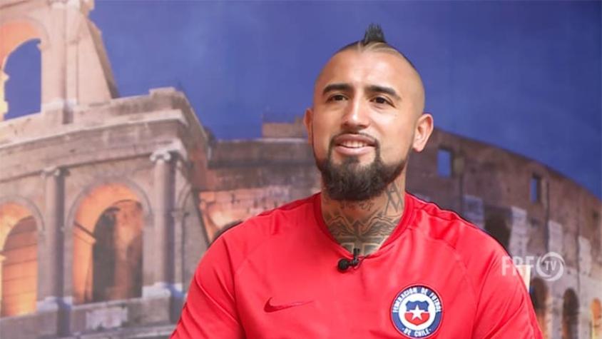 [VIDEO] Vidal avisa antes de la Confederaciones: “Se van a sorprender con el fútbol de Chile”
