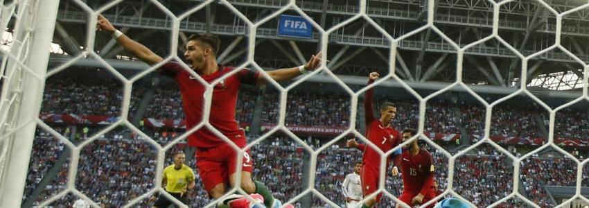 [VIDEO] La jugada colectiva para el 2-1 de Portugal ante México en Copa Confederaciones