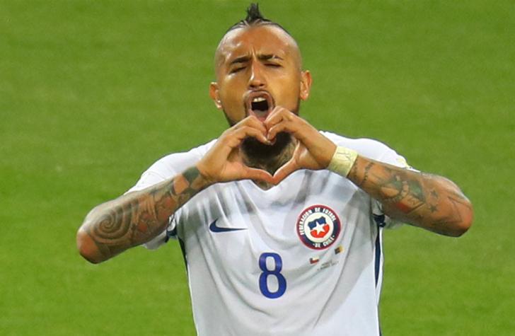 [VIDEO] El gol de Arturo Vidal que abrió el triunfo sobre Camerún
