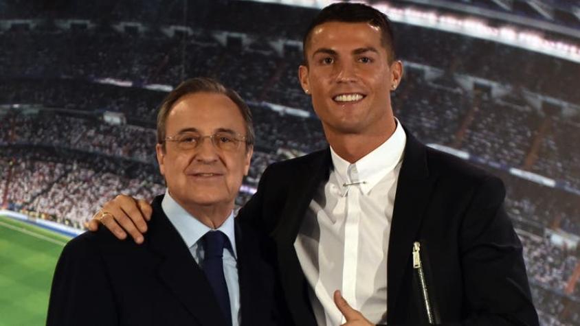Presidente del Real Madrid respalda a Cristiano Ronaldo y confía en que no se irá de España